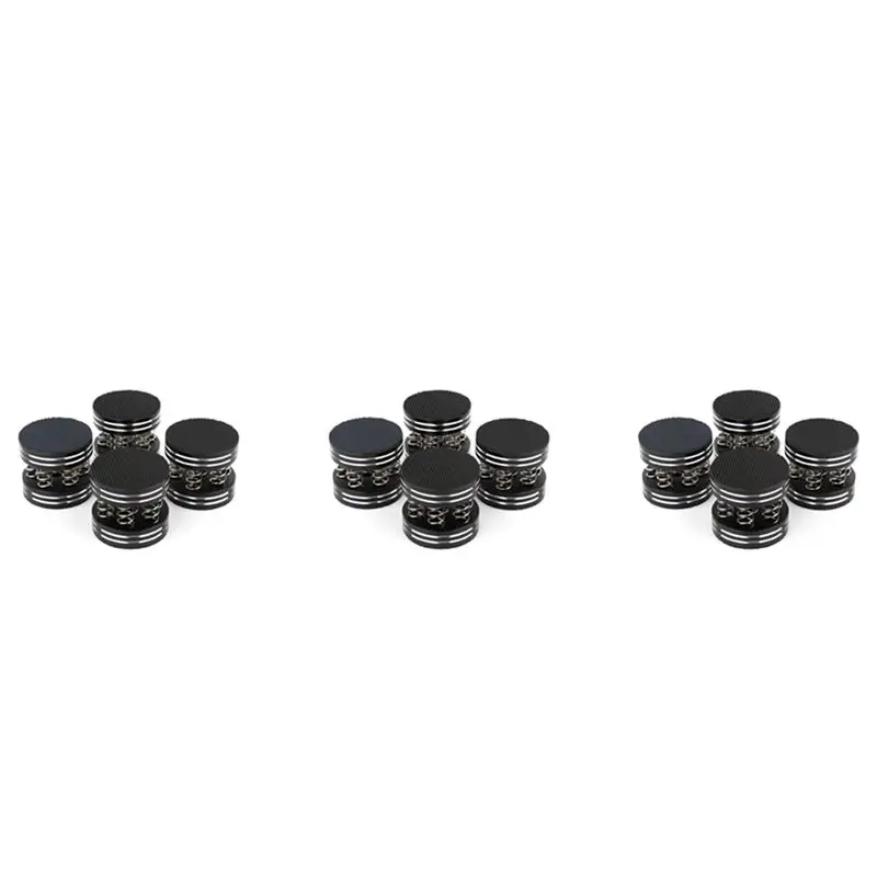 ABRI-12Pcs Audiophile Shock Spikes Spring Damping Pad HIFI Stand Feet Speaker Spike Audio CD Amplifier Foot Pad