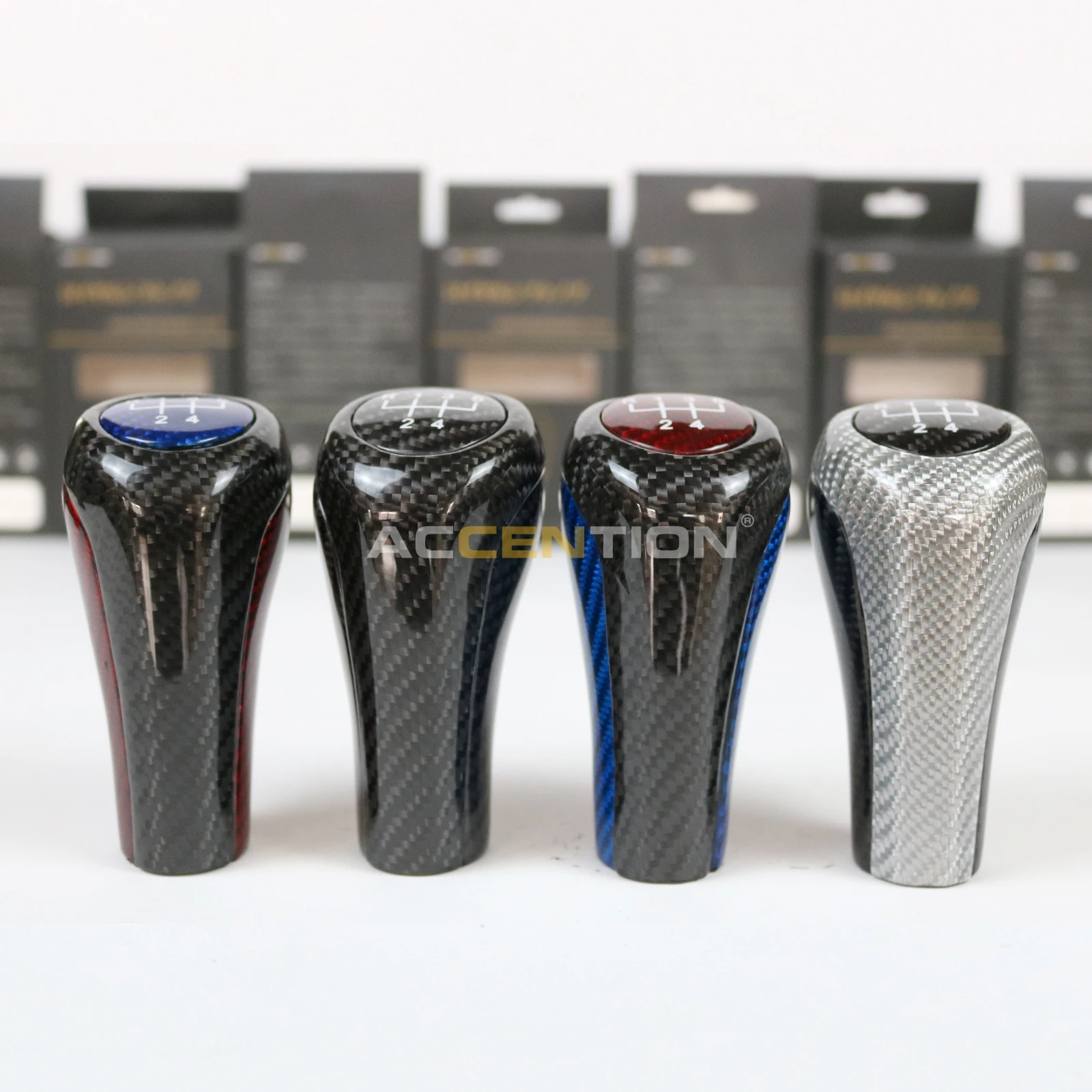 5S MT Real Carbon Fiber Gear Shift Knob For BMW 1 3 5 6 Series Z M X1 X3 X5 X6