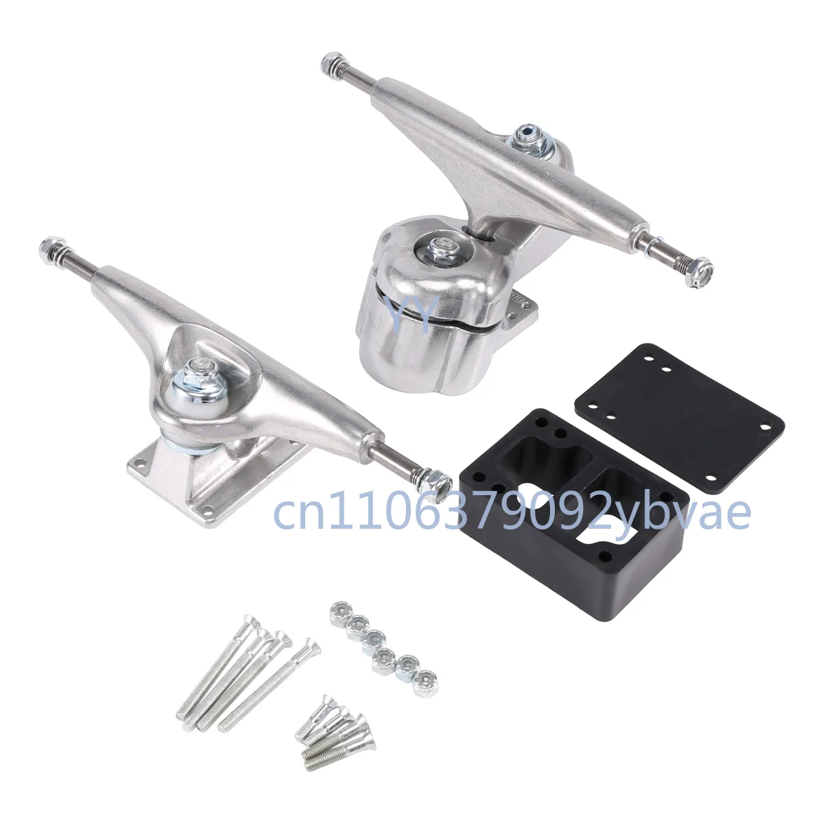 

6-Hole Base Surf Skate Bracket 6.25 Inch Trucks Adapter Rear Trucks for Surf Skateboard