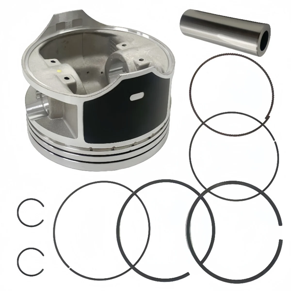 100MM Engine Piston Parts Kit Cylinder Piston Gasket Kit for Kawasaki KLR 650 KLR650 Tengai 2008-2018