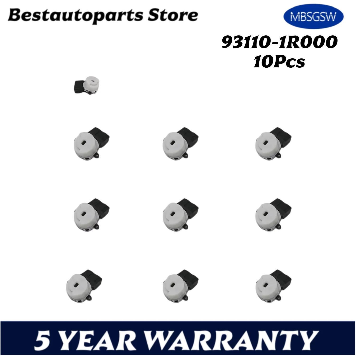 10Pcs new Ignition Starter Switch For Hyundai Solaris Accent 2011-2014 For Kia Forte Forte5 2014-2018 93110-1R000 931101R000