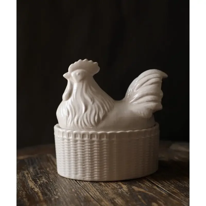 Baking bowl with lid, Little hen, rice bowl, lid and bowl body cannot be closed tightly