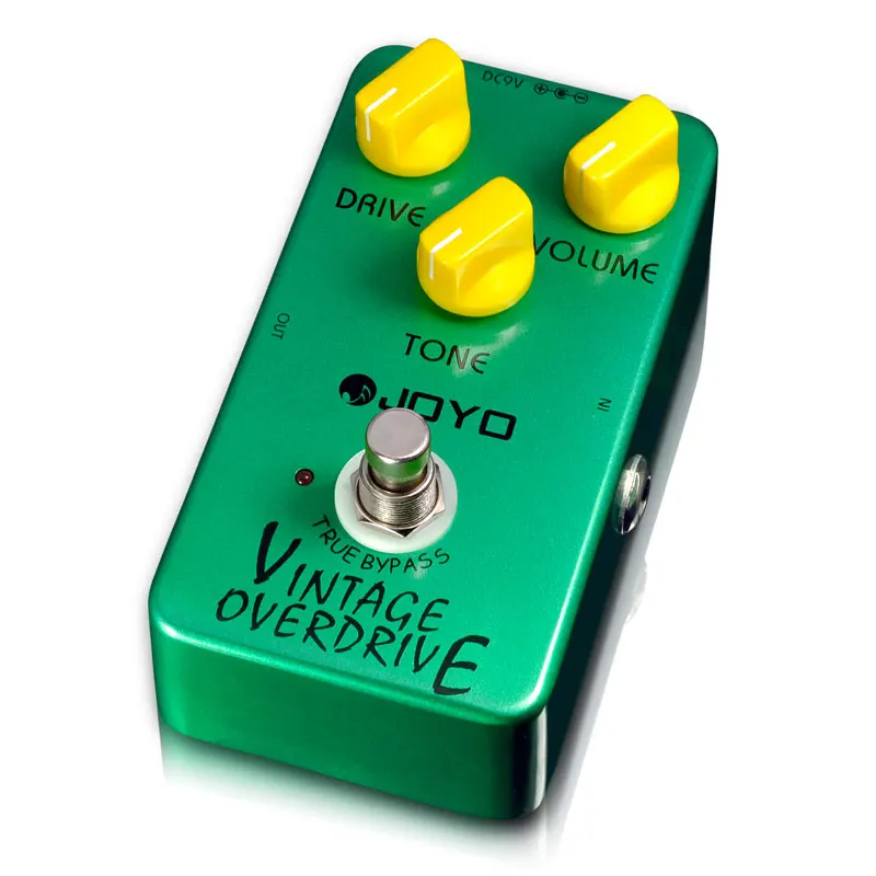 JOYO-JF-01 Overdrive Effect Pedal, Classic Vintage, Electric Guitar Pedals, Tube Screamer, True Bypass