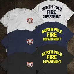 New Fire Department North Pole Special Operations Firefighter Rescue T-Shirt