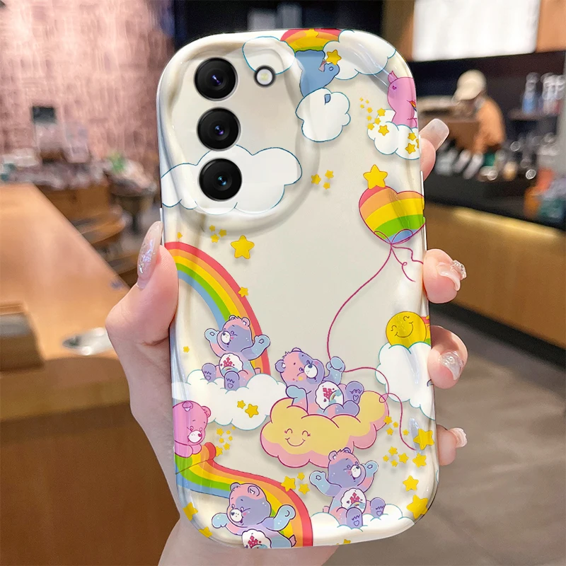 Care Bears Wave Case for Samsung Galaxy S25 S24 S23 S22 S21 Ultra Plus S20 FE A73 A72 A71 A56 A55 A54 5G A52 A52S A51 4G Cover - náhled 5