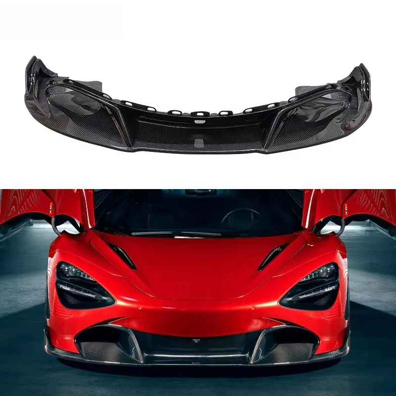 

Передний спойлер Walls Style из сухого карбона, премиум-замена, идеально подходит для 720S