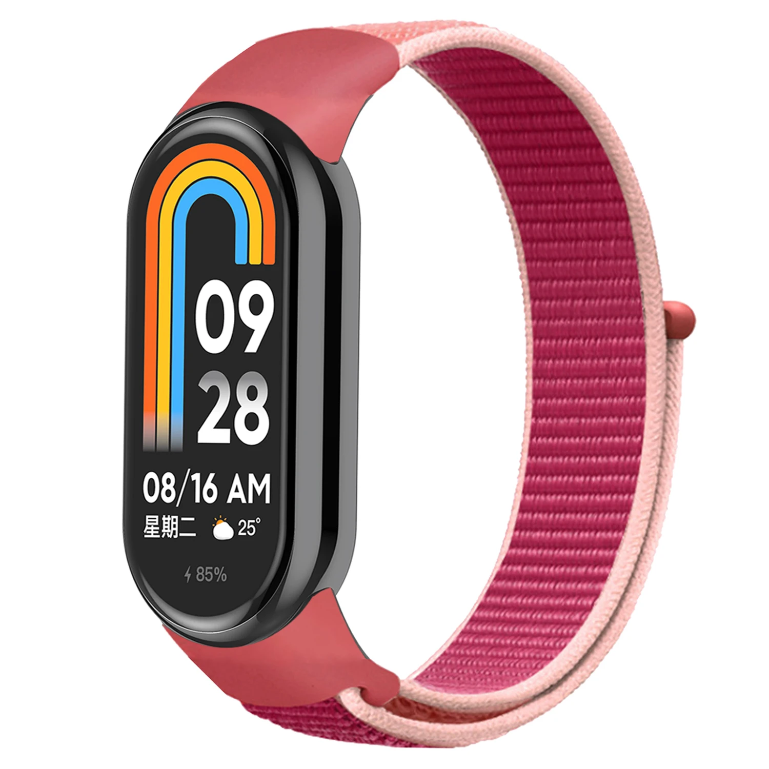 Nylon-Schlaufenarmband für Xiaomi Mi Band 10 9 8, Armband, Armband, Correa, Ersatz-Pulsera, Xiaomi Smart Band 10 9 8, NFC-Armband