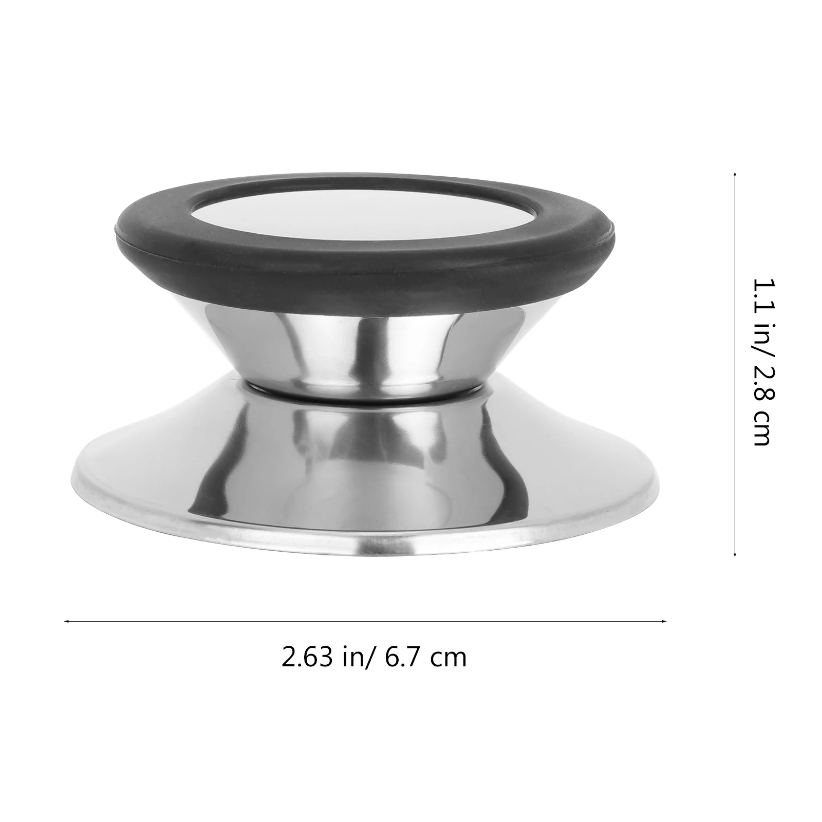 

3pcs Pot Lid Handle Anti-Scald Ring Universal Silicone Heat Resistant Kitchen Cookware Knob Smooth Touch Easy Install