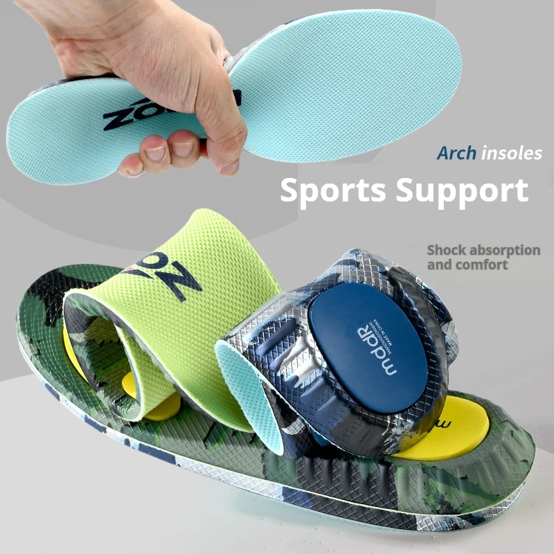 1Pair Flat feet Arch support orthotic insole Highly elastic sports insoles non-slip Shock-absorbing Shoe Pads