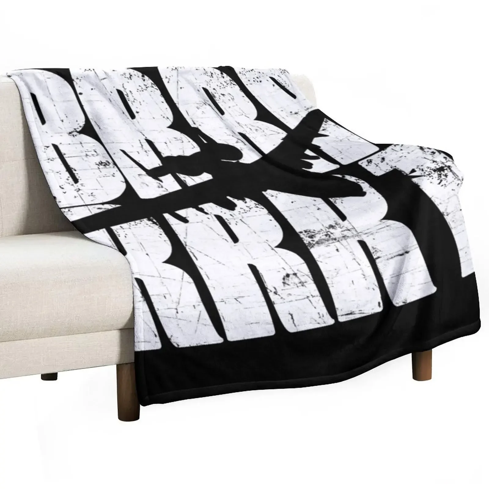 BRRRRT A-10 Warthog Military Aircraft Throw Blanket Luxury Thicken Beautifuls Blankets