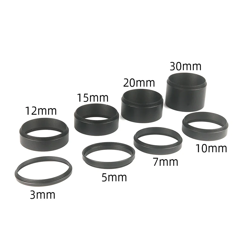 M48X0.75 T2 Extension Tube Ring 3/5/7/10/12/15/20/30/40/50mm Telephoto Adapter Ring Astronomical Telescope Photography Accessy