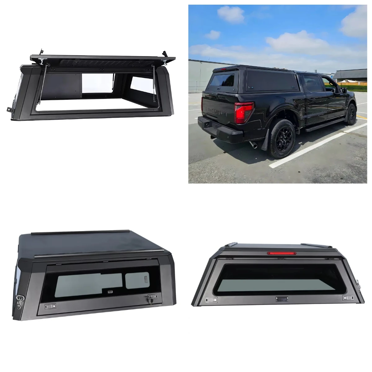 

Custom Retractable Waterproof Pickup Truck Caps Tonneau Cover Camper Shell Canopy for Pickup Maverick