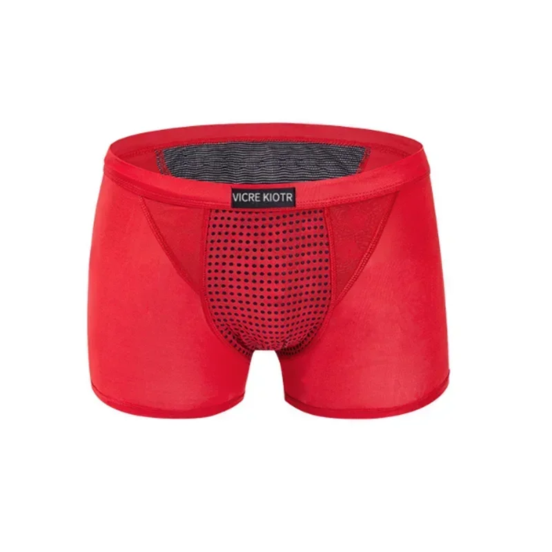 3 PCS 6XL Magnetic Therapy Boxers for Men Tourmaline Enlargement Underwear 3D Cooling Pouch Prostate Health Support Big Size