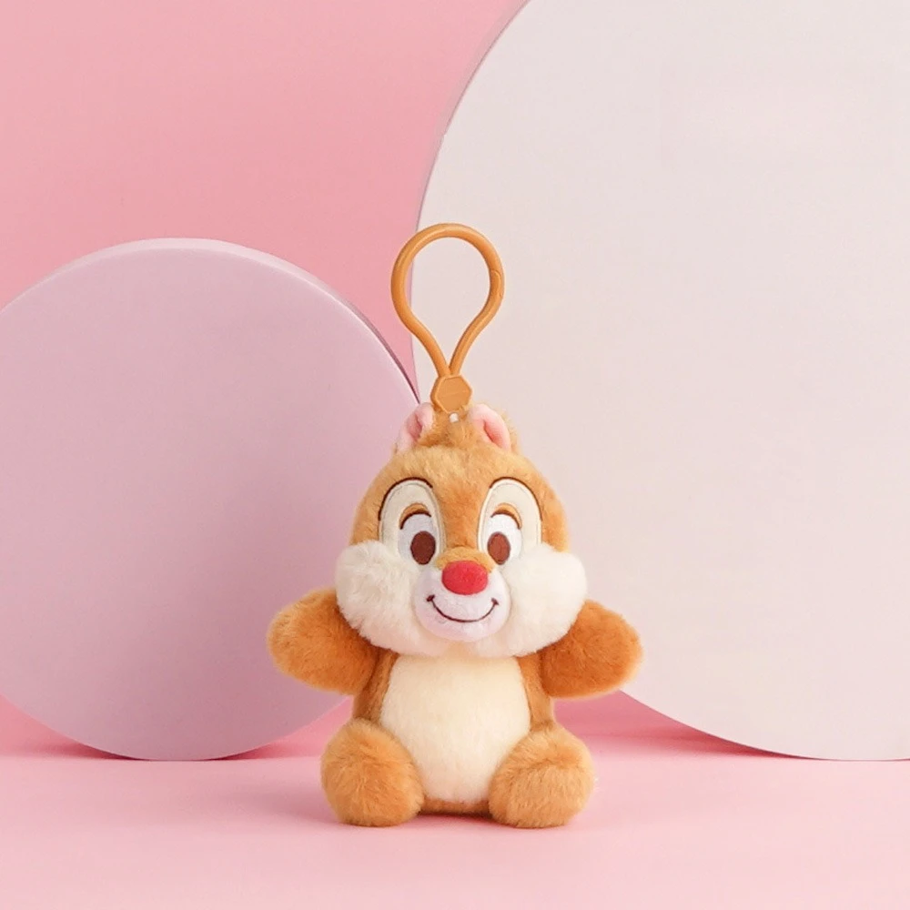 Miniso حقيقية ديزني الفراولة الدب سعيد قلادة أفخم ظهره المفاتيح لطيف حقيبة مدرسية صغيرة معلقة حلية أفخم قلادة