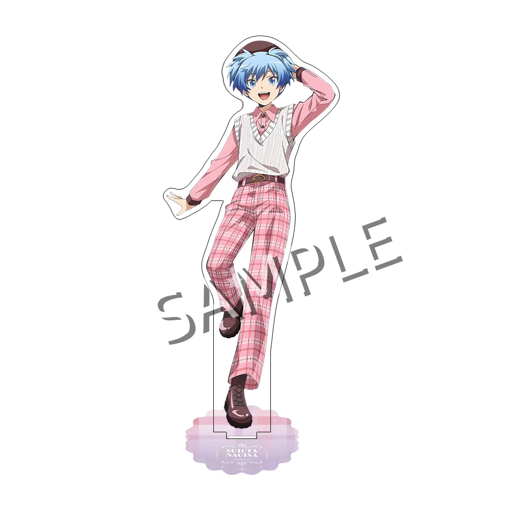 Anime Assassination Classroom 15cm Official Acrylic Stand Koro-sensei Nagisa Karma Transparent  Figure Gift keychain