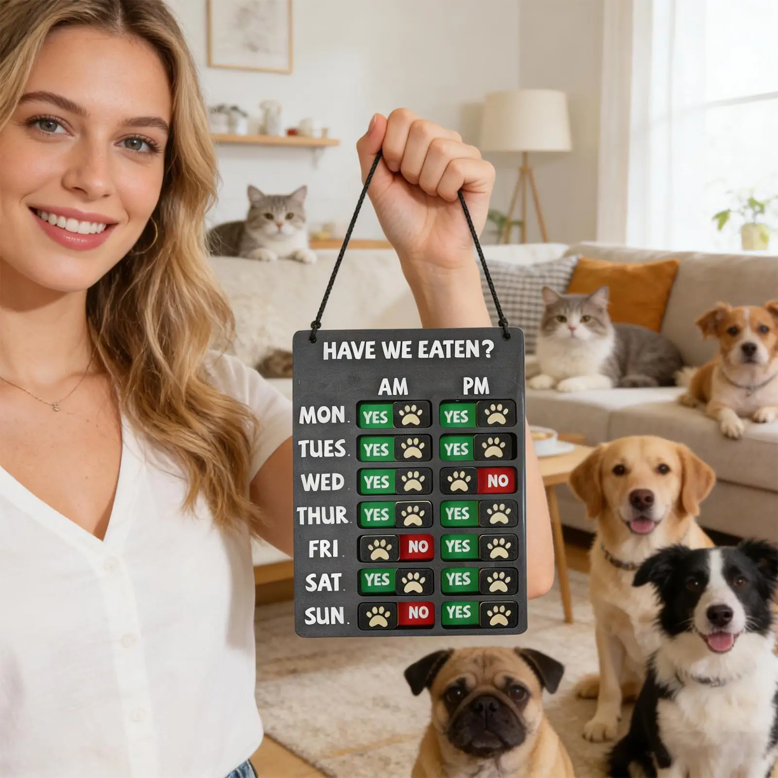 

Настенный деревянный декор для напоминания о кормлении питомцев, таблица для кормления собак, украшение для гостиной, кухни, столовой, спальни