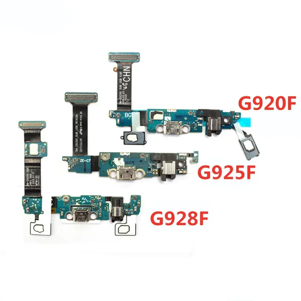 1 Piece USB Charger Port Jack Dock Connector Flex Cable For Samsung S6 S7 S8 S9 Edge Plus Charging Board Module G920F G925F