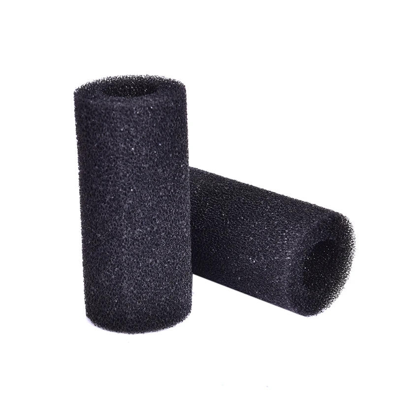 New 5Pcs L Size Black Sponge Aquarium Filter ProtectorCover For Fish Tank Inlet Pond