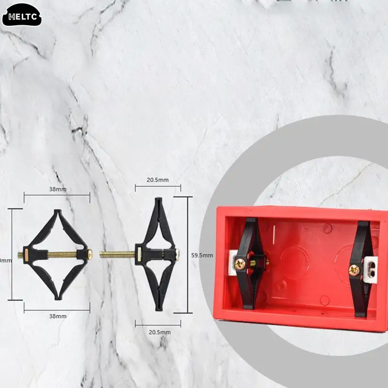 118 Type Switch Socket Bottom Box Repair Screw Broken Old Mounting Box Fast Recovery Simple Installation Without Dismantling