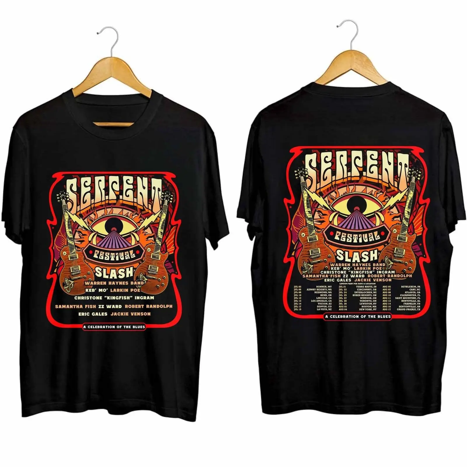 

Slash - S E R P E N T Blues Festival 2024 Shirt Slash Fan Shirt, new, hot