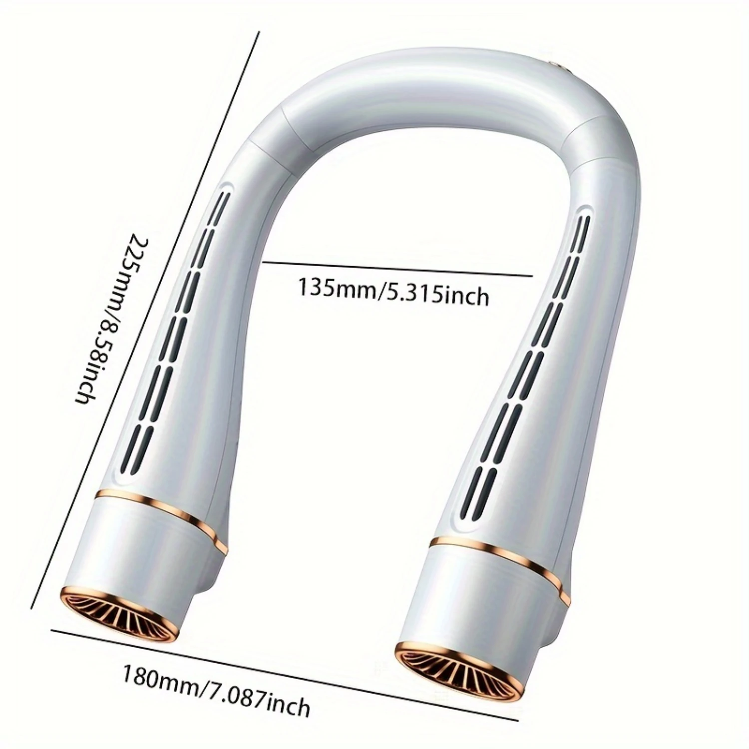 พัดลมคอสมาร์ท 1 ชิ้น, พัดลมตั้งโต๊ะที่เย็นสบายและมีสไตล์ พัดลม USB Ventilador de cuello พัดลมเอว พัดลมแบบชาร์จไฟได้ พัดลมสเปรย์น้ํา