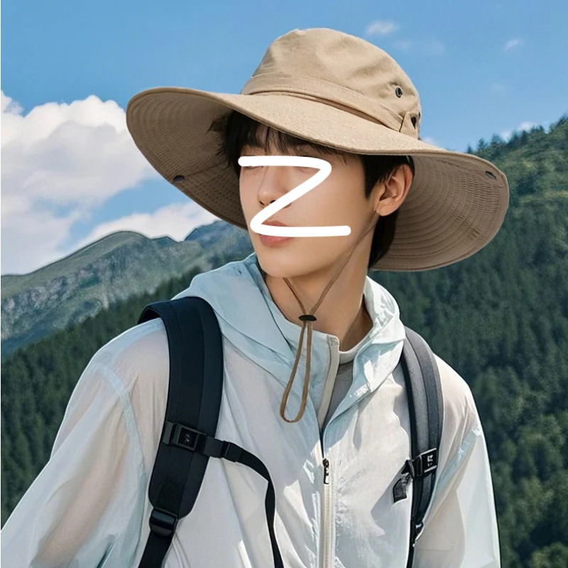 

Sun Protection Hiking Caps Tactical Chin Lock System Hiking/Fishing/Cycling Sports Hats for Man