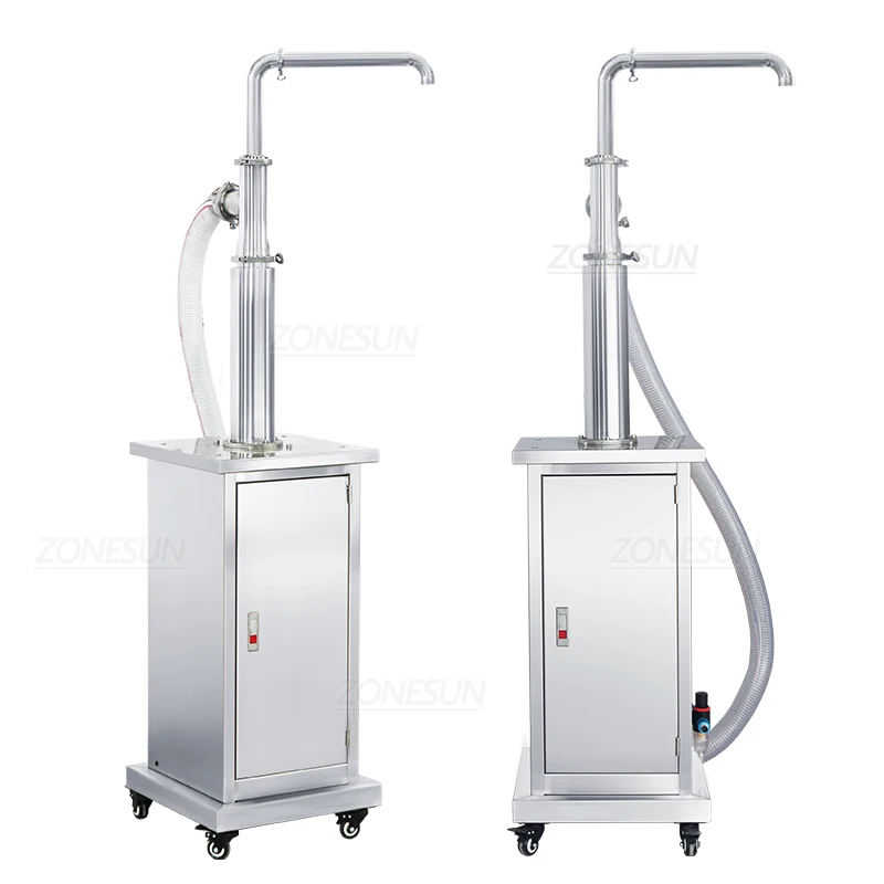 ZONESUN التلقائي آلة تغذية السائل الفلفل الحار المعكرونة صلصة غسول لصق مكبس مضخة لخط إنتاج حشو ZS-FP1