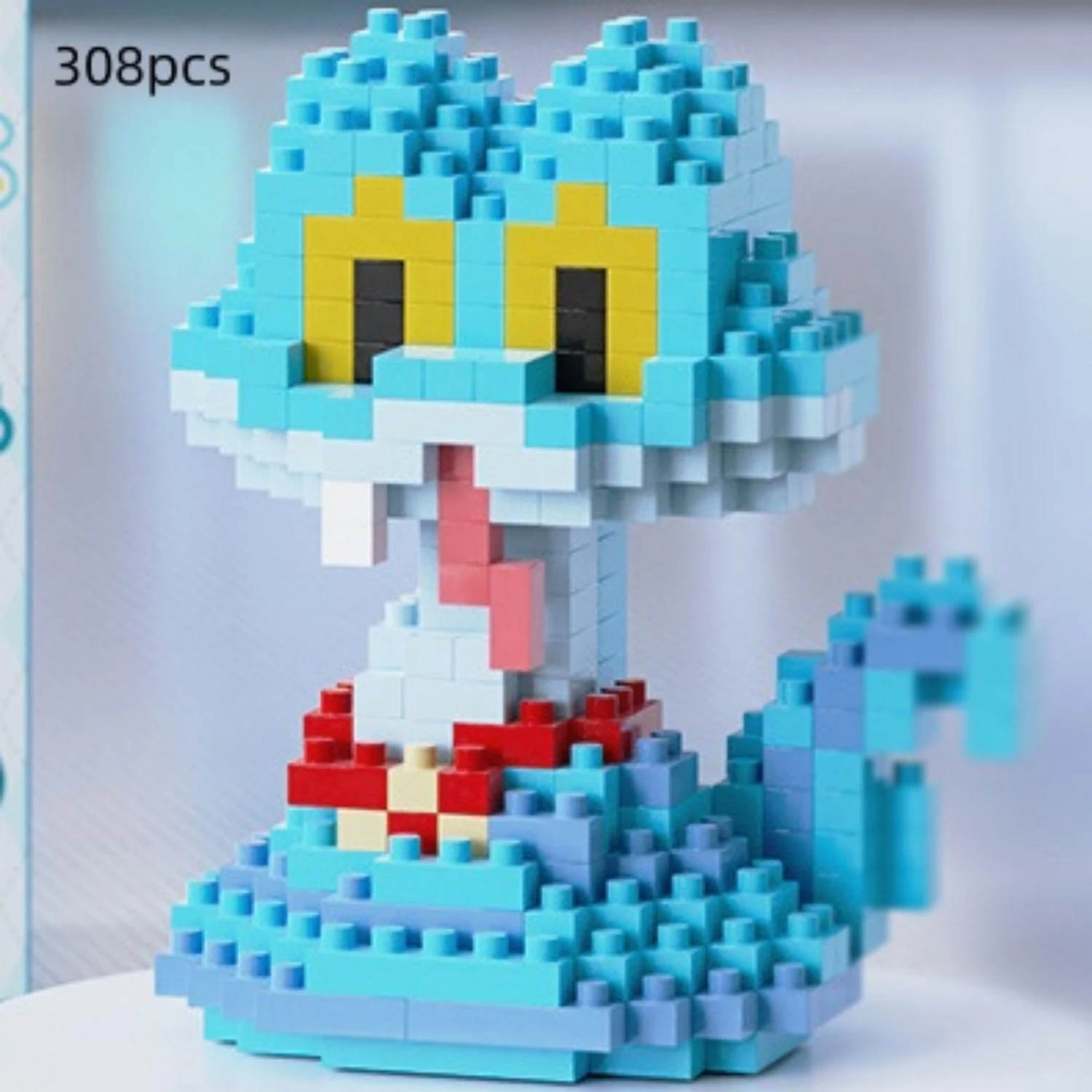 6 cm hoge deeltjesbouwstenen assemblage speelgoed mini desktop ornamenten kamerdecoratie Halloween Kerstmis anime cartoon kawaii