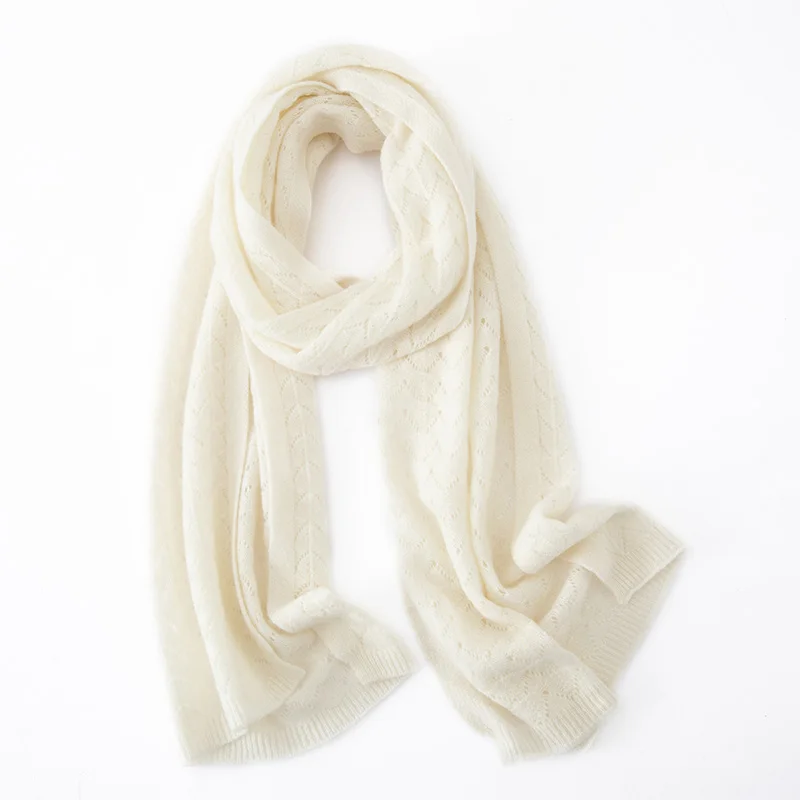 100% الكشمير المرأة وشاح الخريف/الشتاء جديد محبوك المرأة وشاح دافئ موضة الساخن بيع الأساسية المرأة وشاح #5