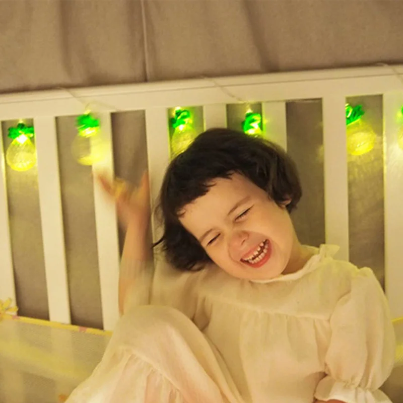 

Pineapple String 1M 10Led Warm White Mini Fairy Lights For Bedroom Home Wedding Party Outdoor Decoration Pineapple Lights