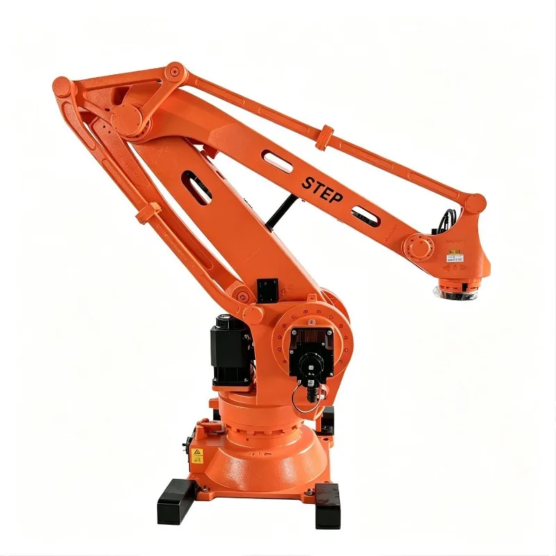Fully automatic column stacking robot, four-axis robotic arm, fertilizer flour bag carton stacker