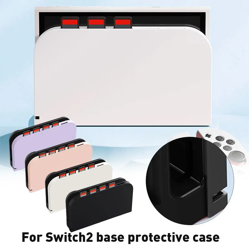 Charging Dock Storage Base For Nintendo 2 TPU Soft Shell Anti-drop Insertable Card Protective Case Accessories L9W3