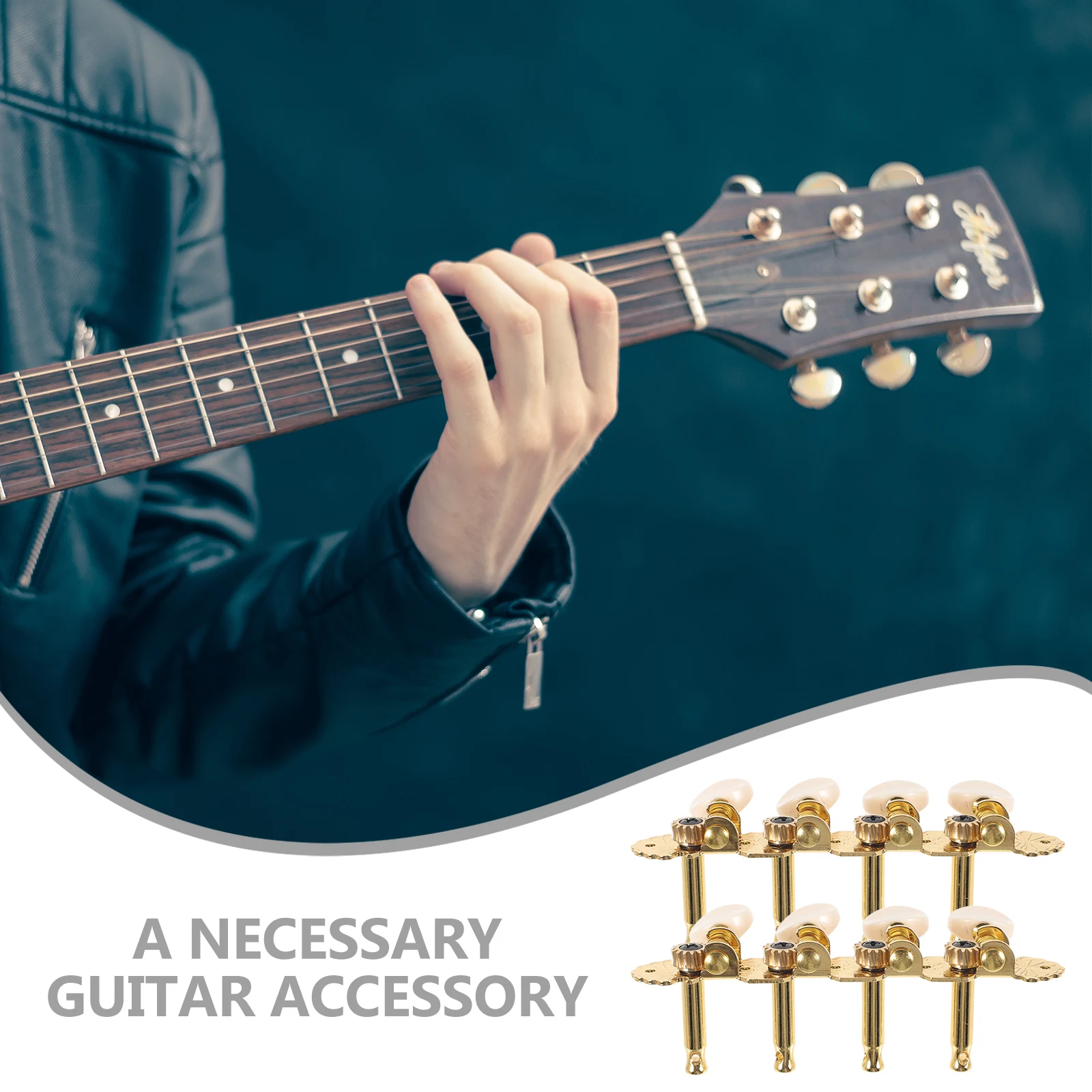 

8 String Guitar Pegs Silver Color Keys for Beginners Universal Tools Instrument Parts Guitar Accessories Accessories