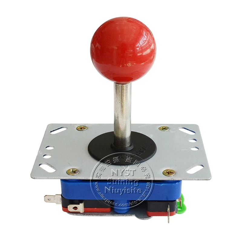 

Классический 2-сторонний 4-сторонний 8-контактный аркадный джойстик, аксессуары для игр, детали, боевая палка с длинным валом для всех аркадных игровых автоматов