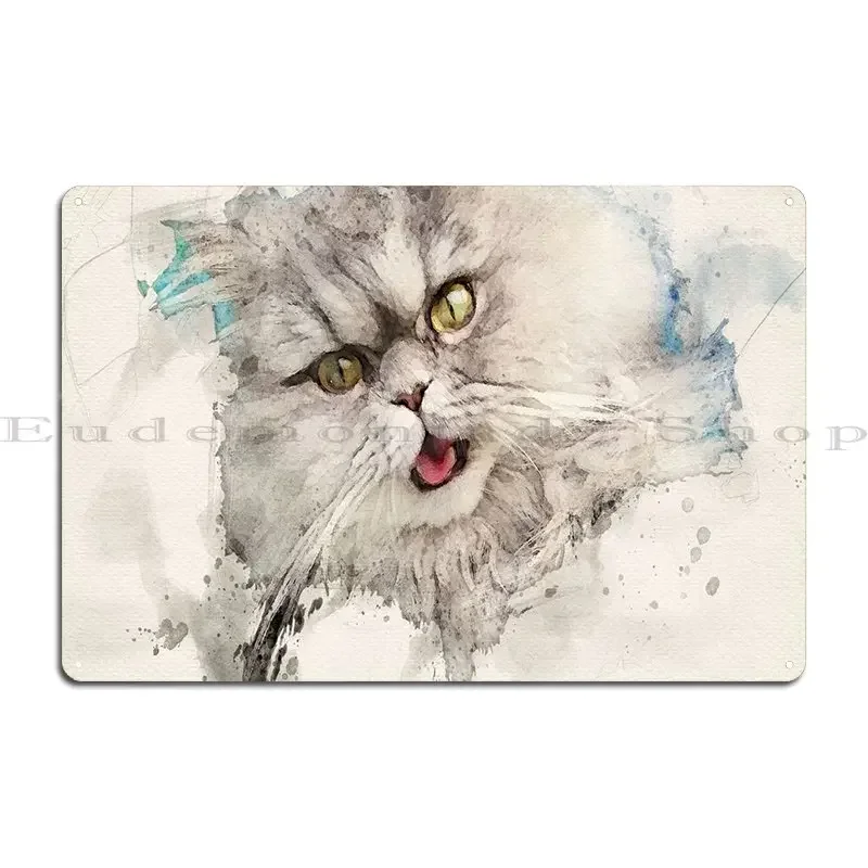 Gismo Our Persian Tomcat Metal Plaque Poster Club Create Create Classic Customize Tin Sign Poster