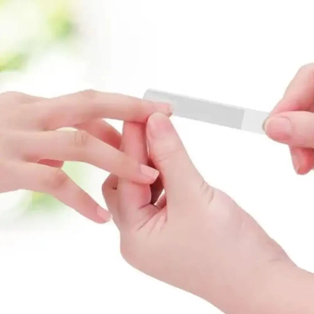 1 قطعة نانو الزجاج ملفات الأظافر المهنية تلميع مانيكير أداة فنية قابل للغسل جعل الأظافر سطع بسهولة مثل طلاء الأظافر نانو #5