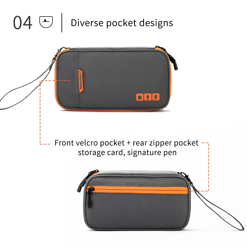Travel Essentials Kabel-Organizer-Tasche – Kleine Aufbewahrung von Ladekabeln, Ladegeräten, Kabeln, Kabel-Aufbewahrung und Zubehörtasche – Detail 18