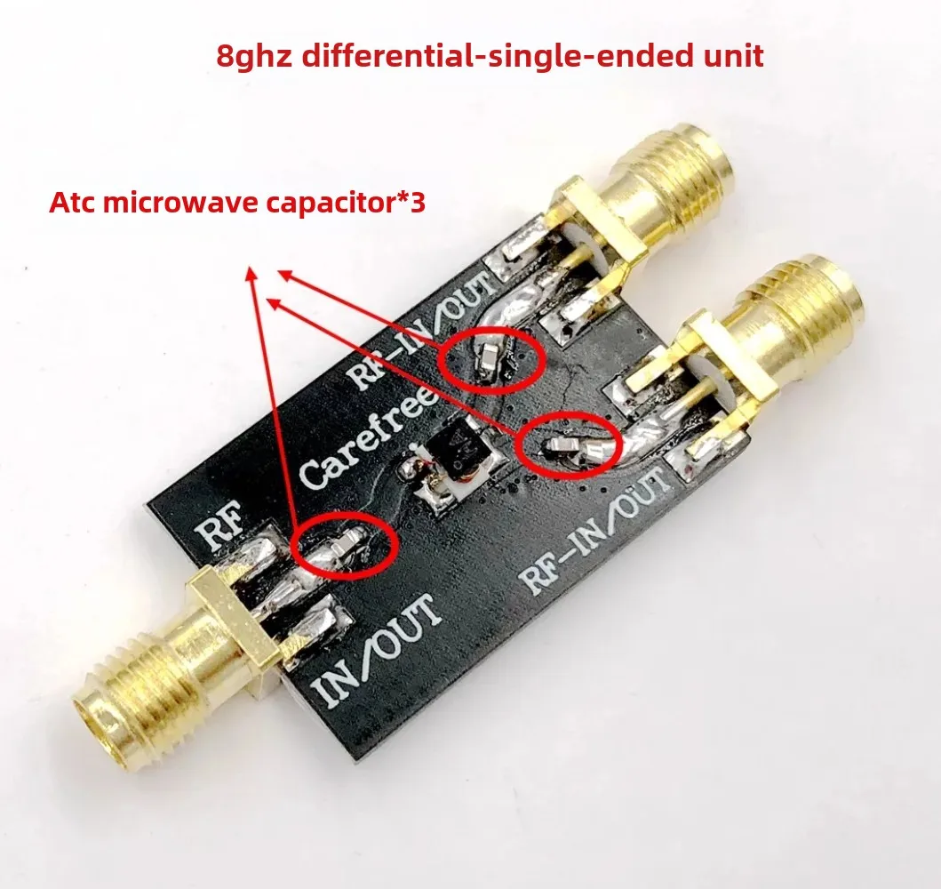 100 khz-8 GHZ ADF4350 ADF4355 diferensial RF satu Port konverter Balun 1:1 6GHZ Untuk Amplifier Radio HAM