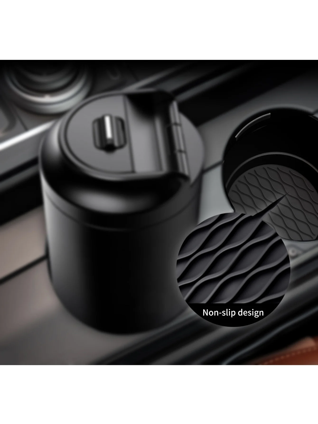 2/4pcs silicone car cup mat cup holder suitable for all car car water cup mats, circular anti slip creative car cup mats