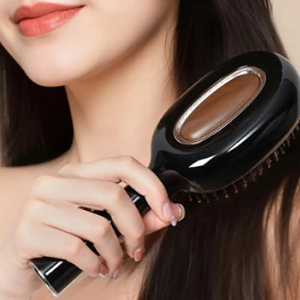 Women AirCushion Hair Brush Scalp Massage Paddle Brush Anti-static Fluffy Hair Comb Home Salon Hair Detangling Brush