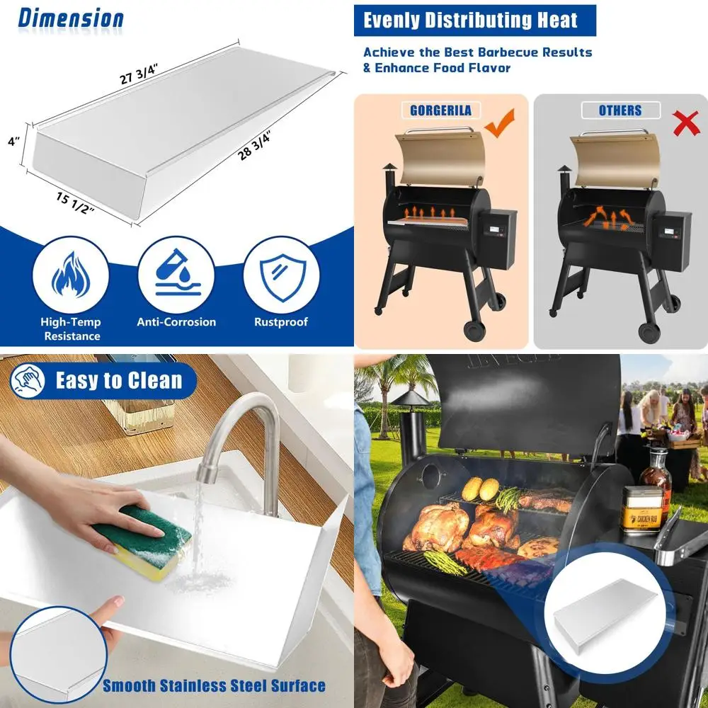 

Traeger Pro 780 Series Smoker Drip Pan, Grease Tray for Traeger Grills, Replacement Accessory for Traeger Pro 780