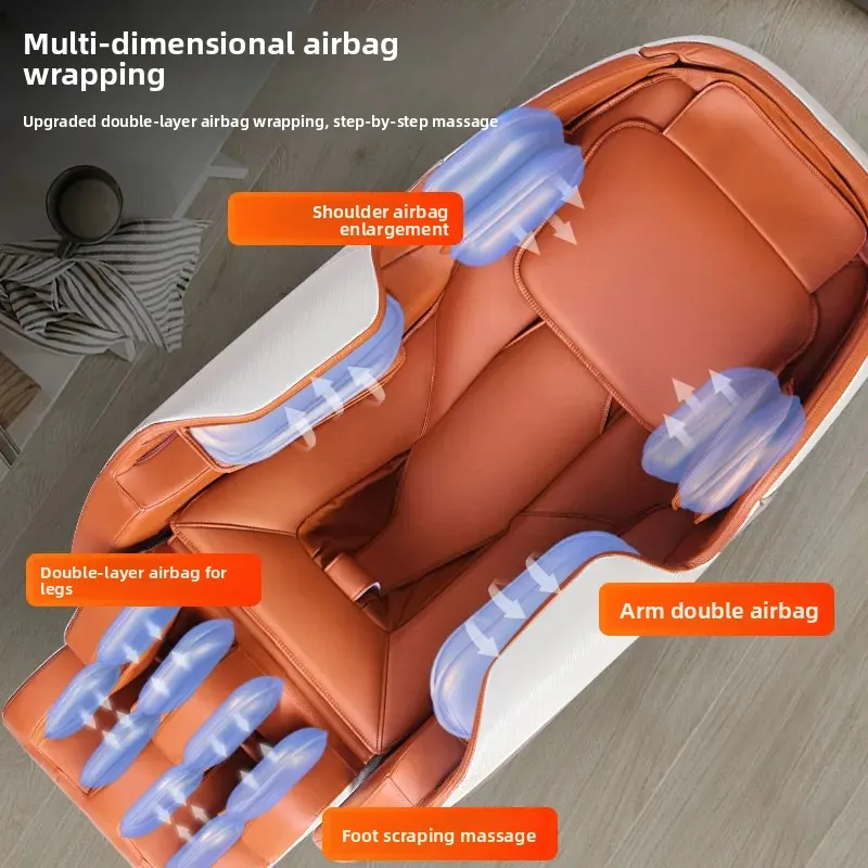 Guide rail massage chair household full body automatic kneading luxury multi-function