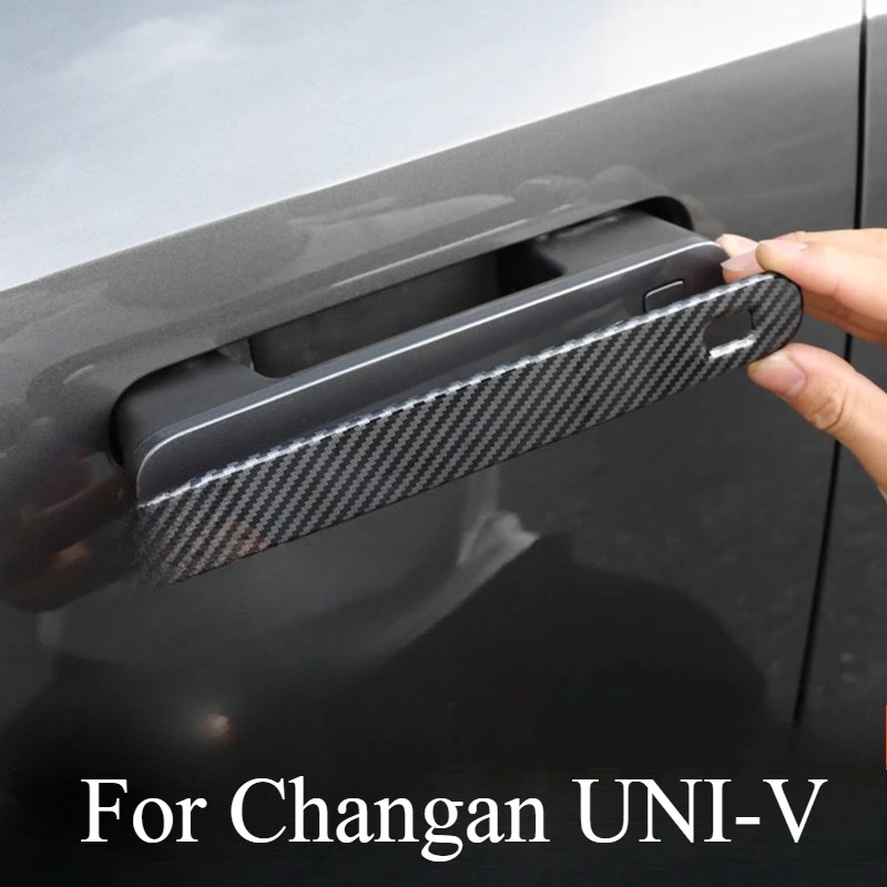 

Для Changan UNI-V внешняя ручка декоративная нашивка внешнее украшение обновление декоративная наклейка на корпус ручка наклейка аксессуары