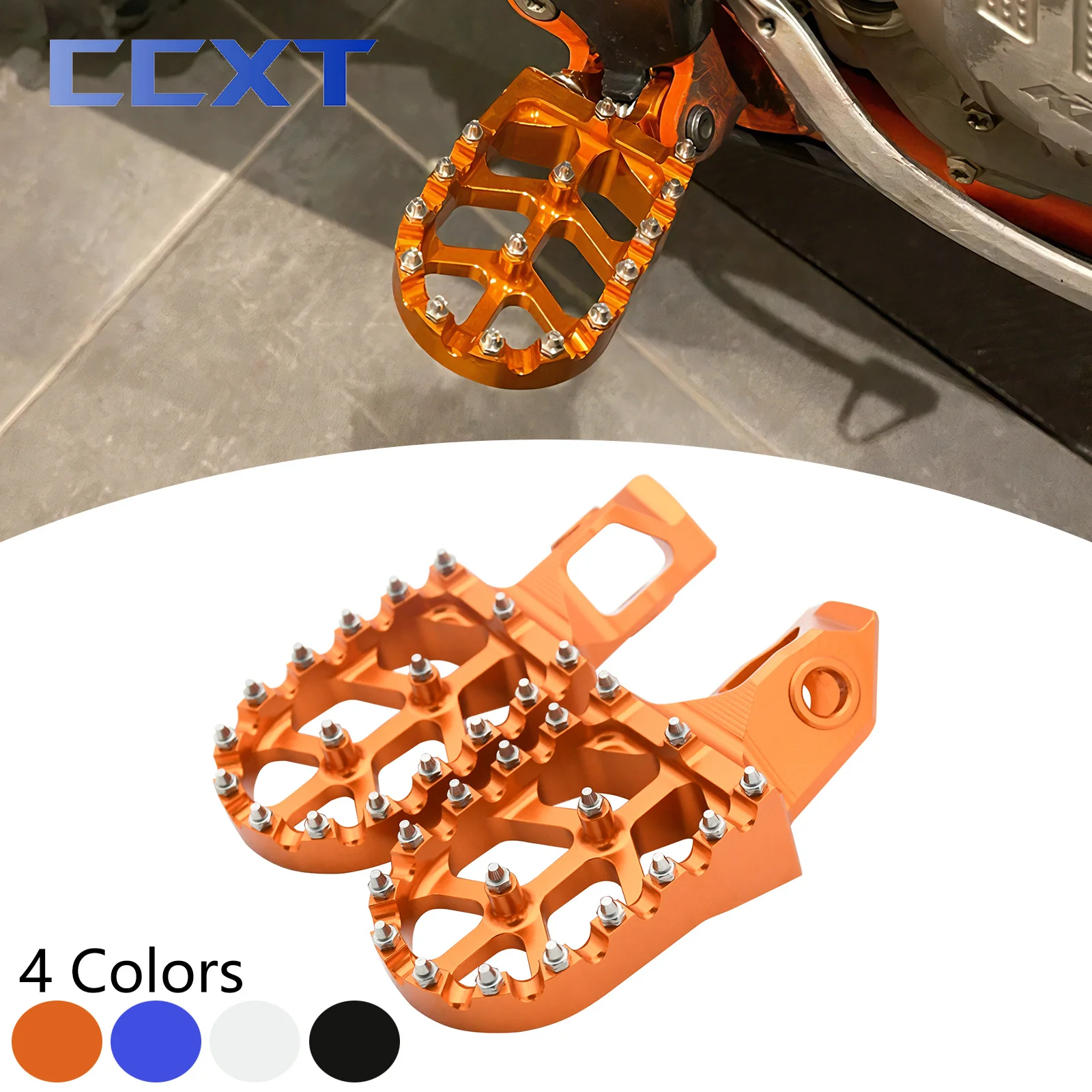 

Foot Pegs Footrest Pedals For EXC EXCF KTM SX SXF XC XCF 150-500 2023-2024 For GasGas EX EXF MC EC ECF MCF 250 300 350 125 2024