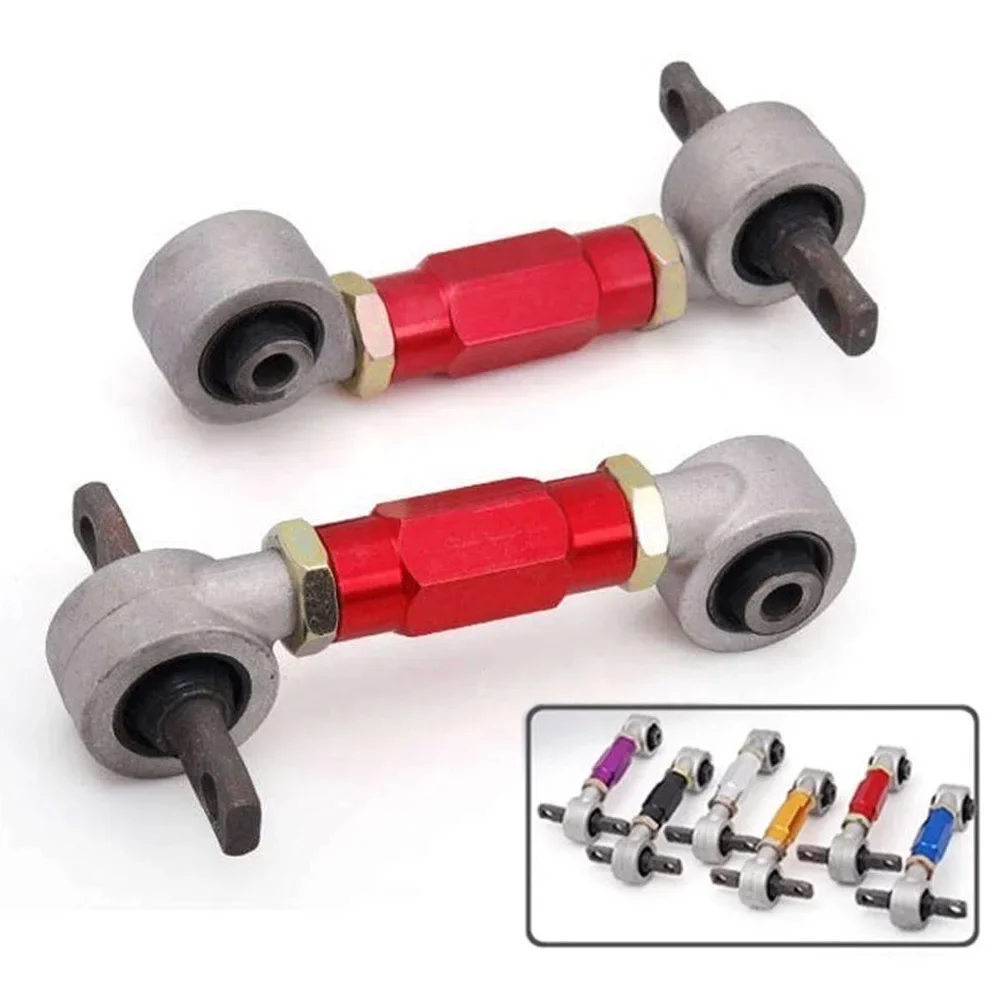 Aluminum Adjustable Rear Lower Camber Control Arm Kit For Honda Civic EG EK Chassis Suspension Reinforcement Mod Auto Parts