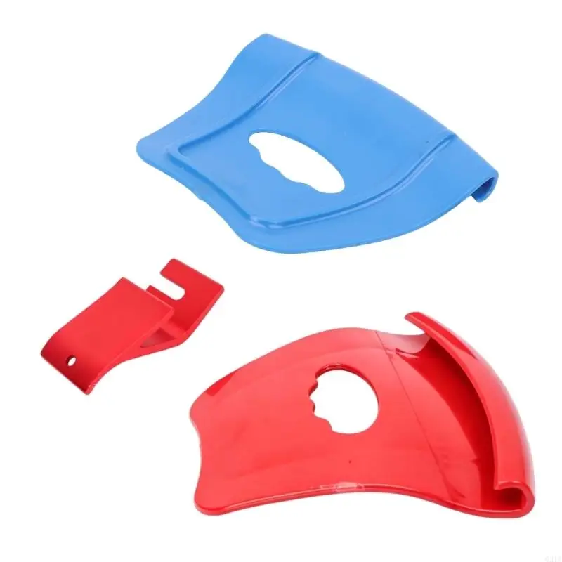   Plastic Wheel Contact Guards with Tire Positioning Aids for Motorcycle Service