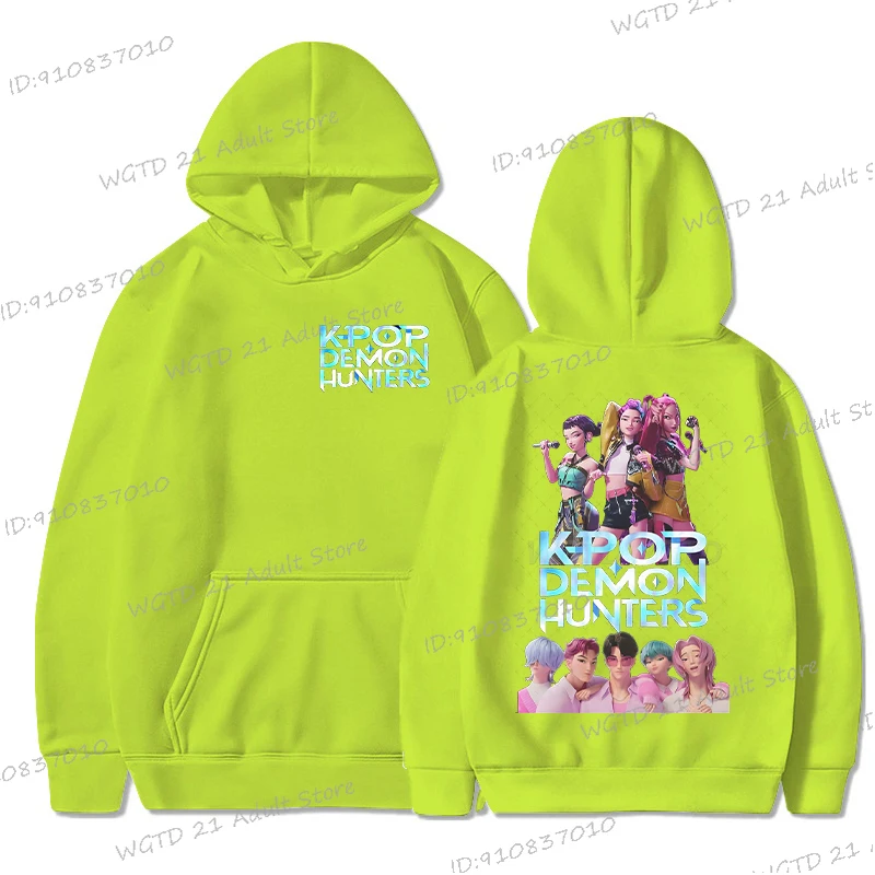 شخصيات الفيلم جرافيك مقنعين الرجال النساء الكورية Ulzzang طويلة الأكمام الكرتون رياضية شخصيات الفيلم عادية للجنسين هوديي #3