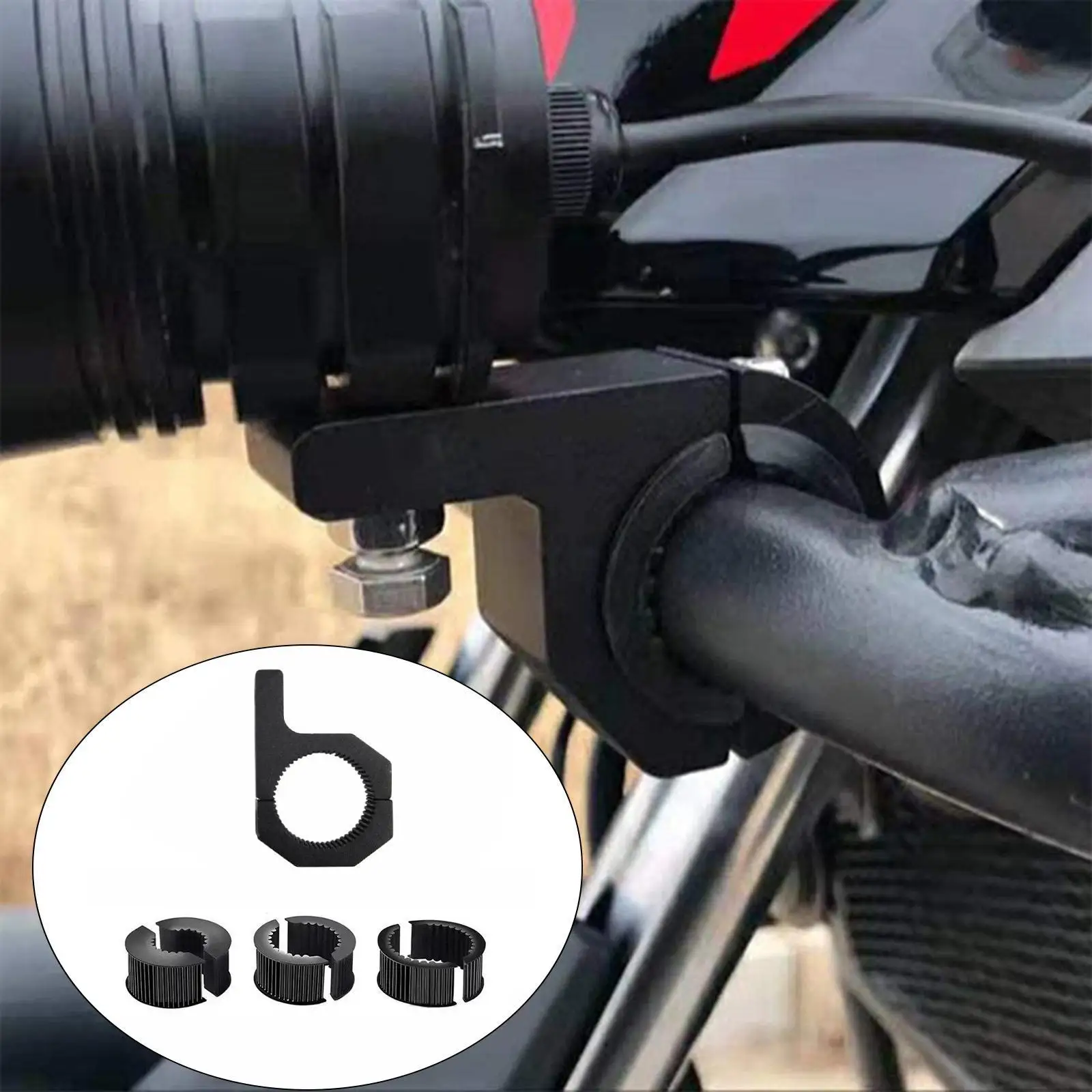 Car Lights Bracket Motorcycle Spotlights Mount Bracket Multiuse 2inch Fixed Pipe Clamp Light Mount for Auto Supplies