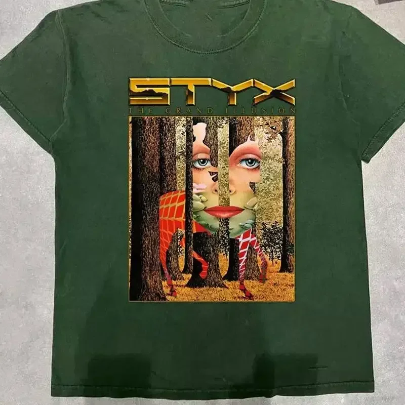 Styx Band The Grand Illusion 2025 T Shirt Full Size S 5Xl