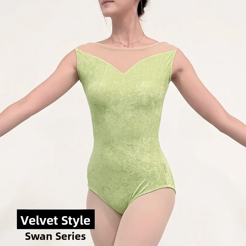 Dancelab Kiki Ballet danse orm pratique costume velours moi petite couverture Sve Perla adulte femmes Ballet danse porter